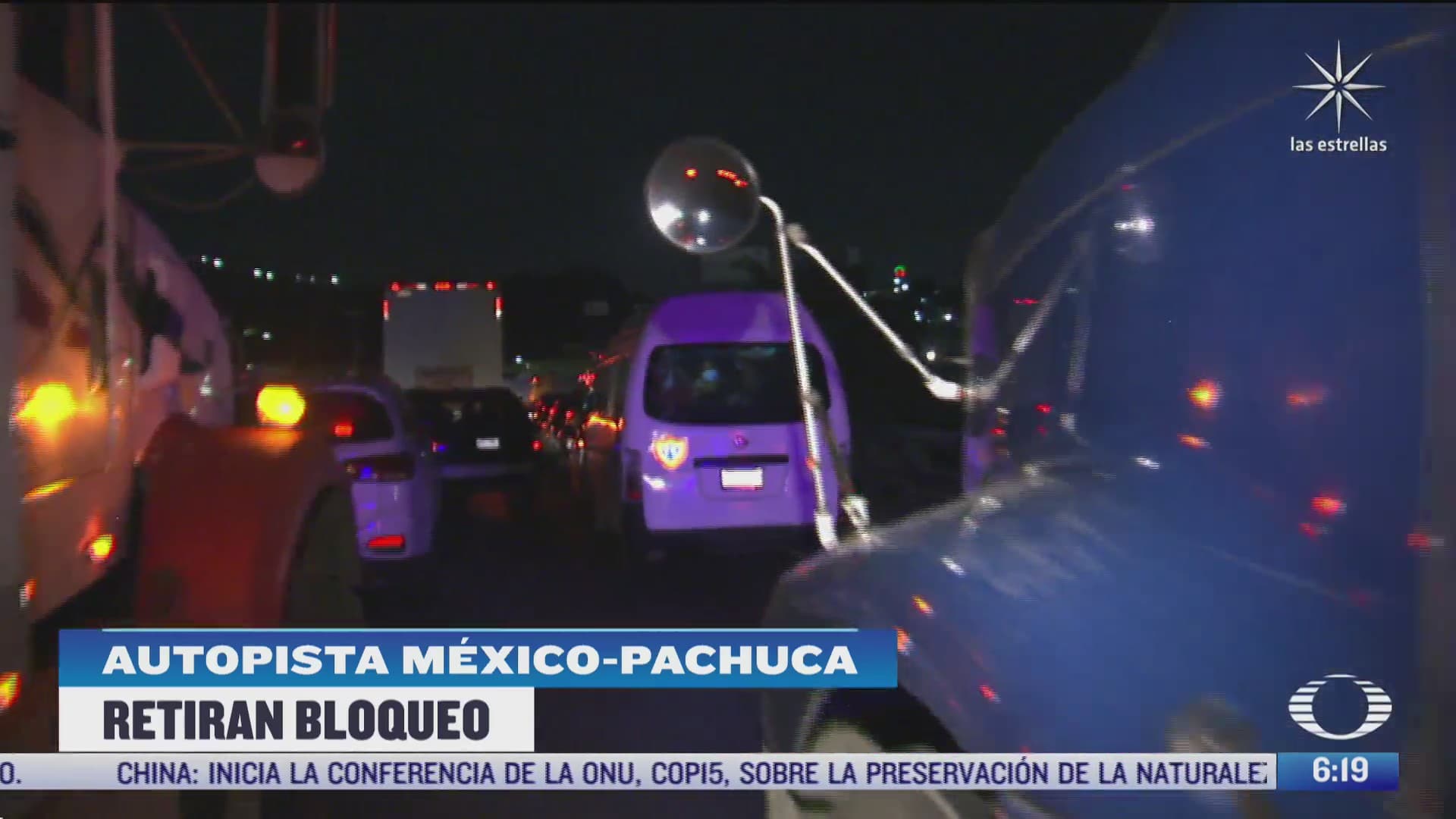 gaseros retiran bloqueo en la autopista mexico pachuca