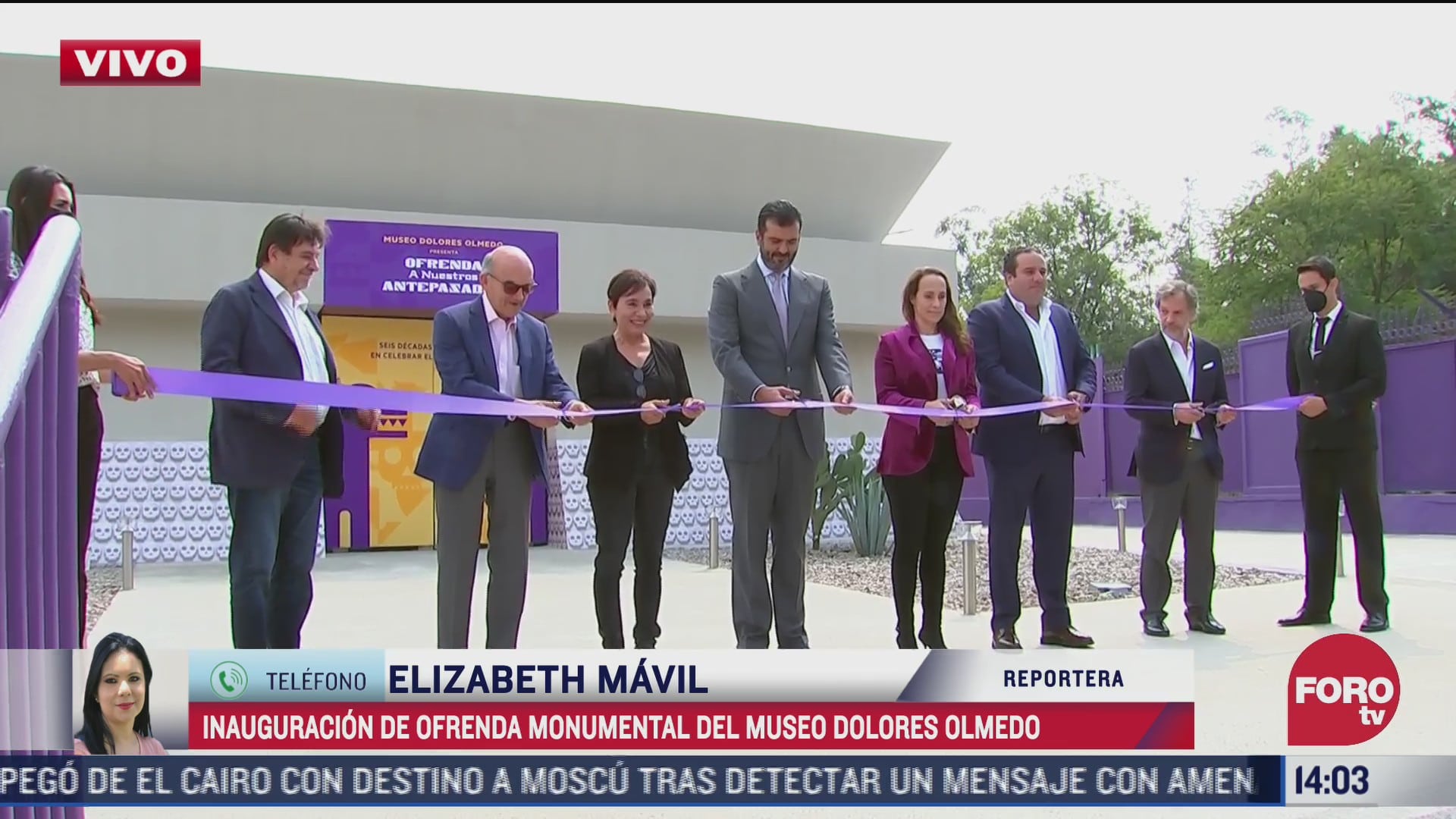 inauguran ofrenda monumental del museo dolores olmedo en chapultepec