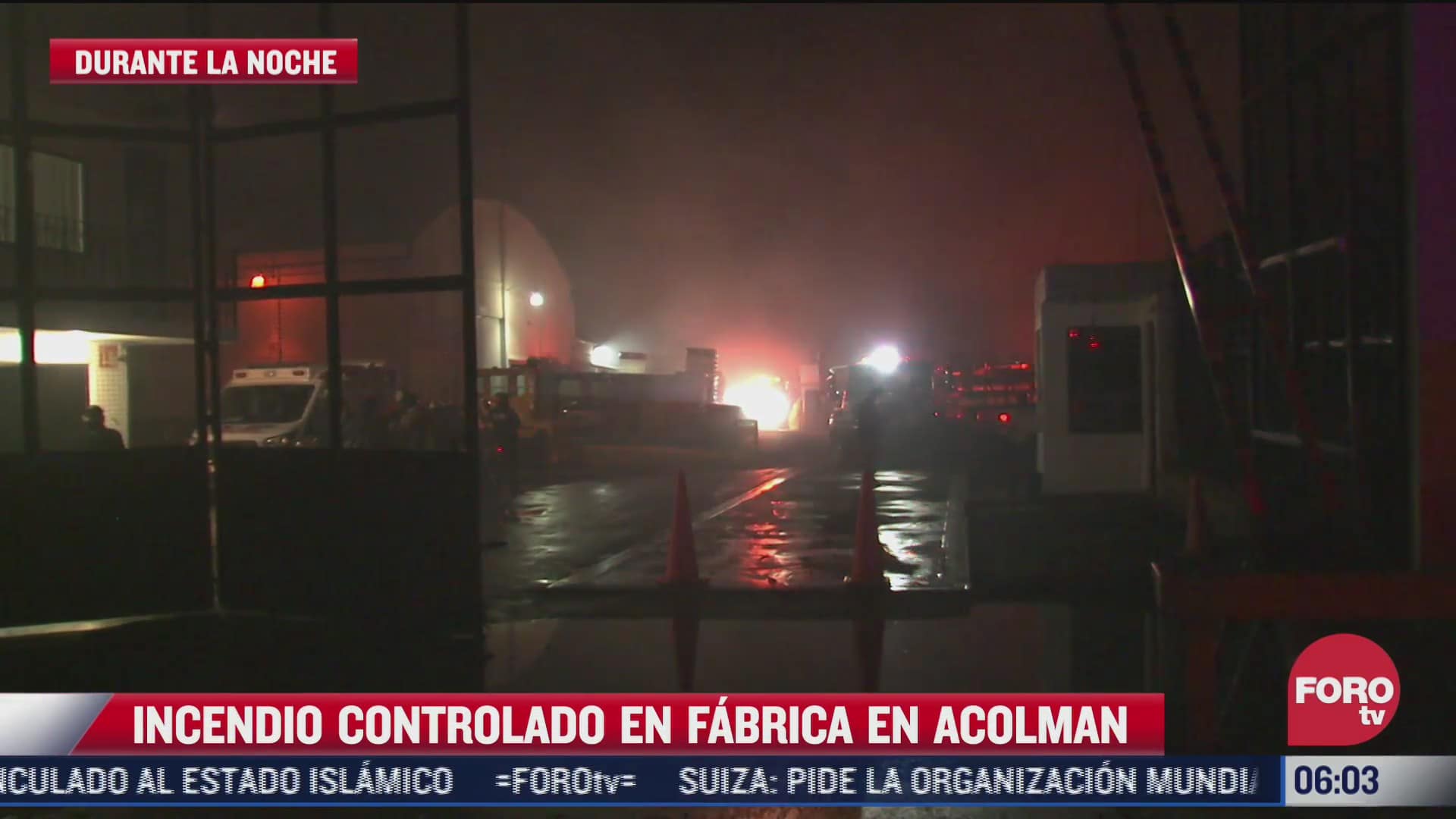 incendio en fabrica movilizo a cuerpos de emergencia en acolman edomex