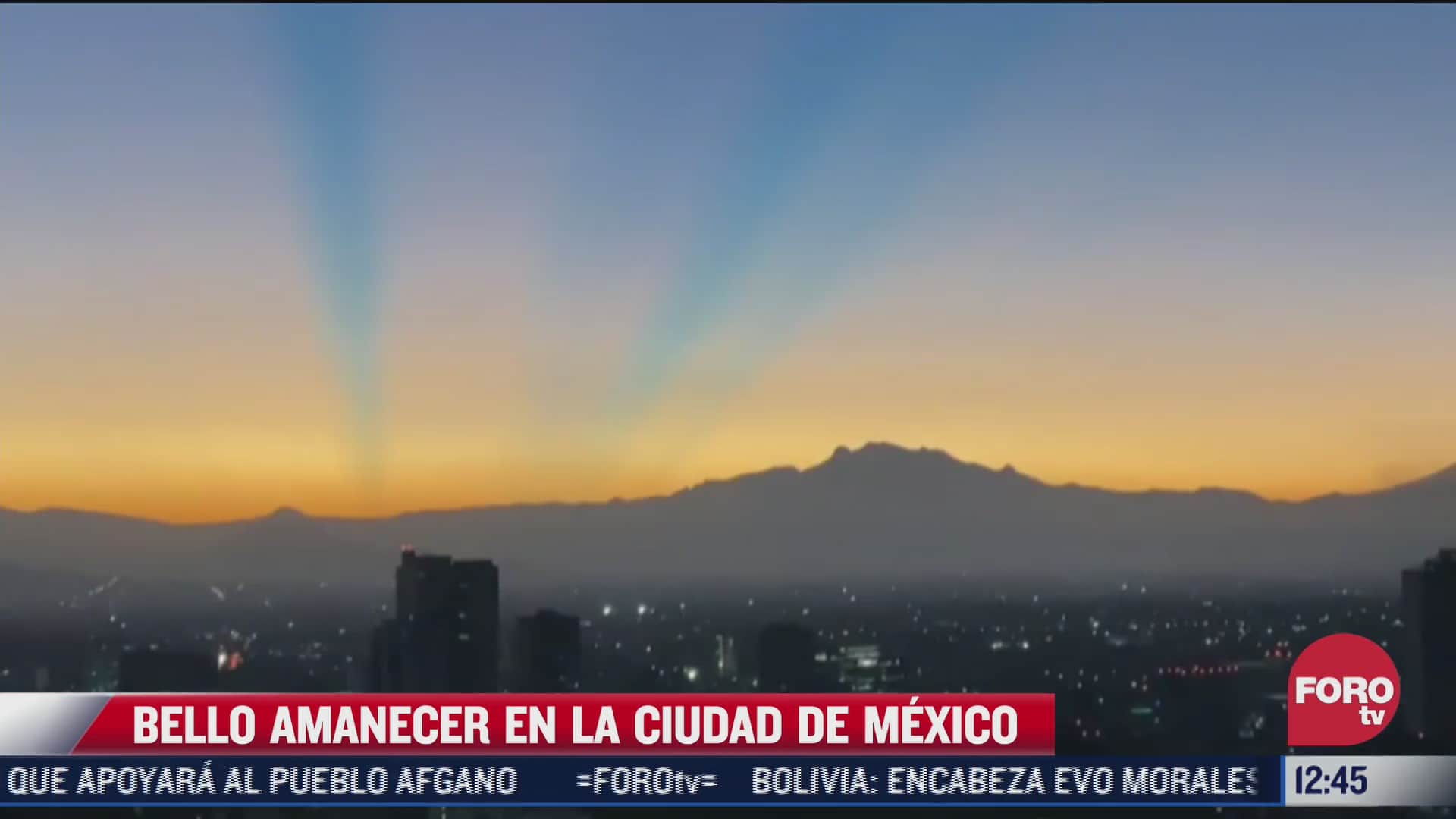 la ciudad de mexico despierta con espectacular vista