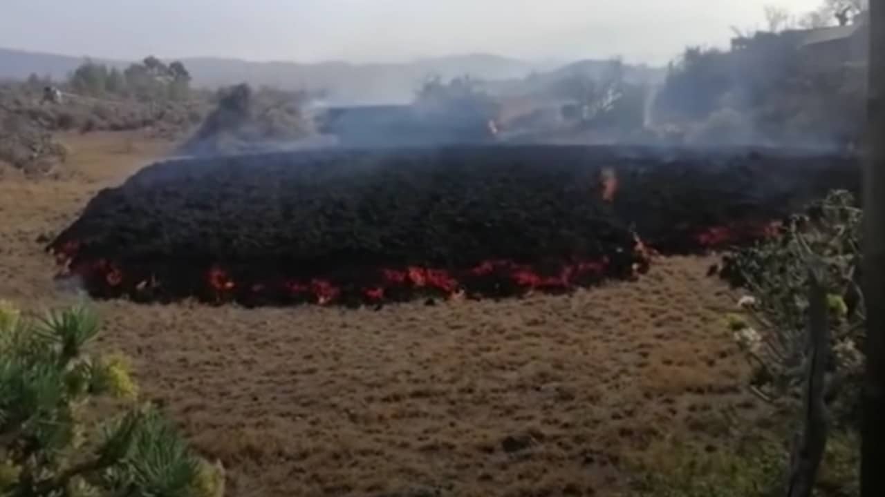Video sonido lava volcán La Palma