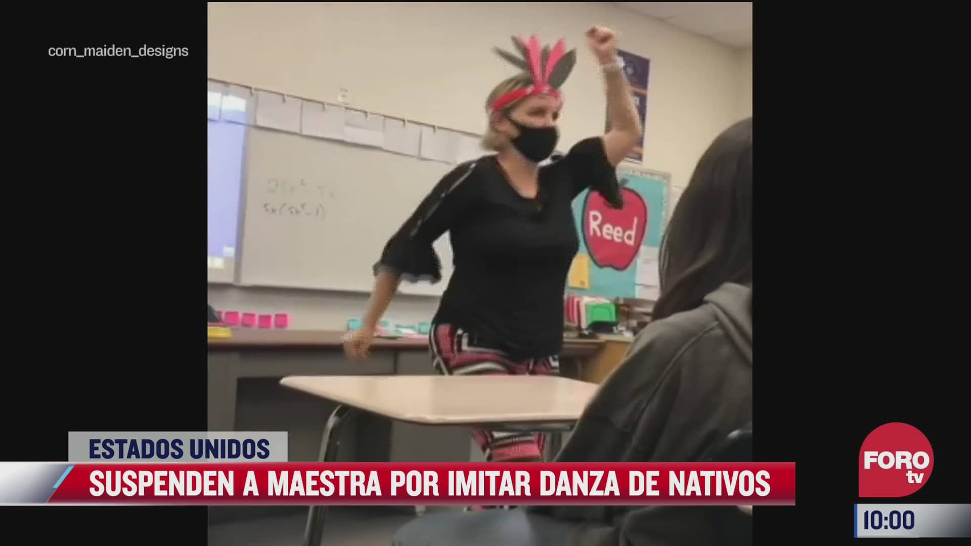 maestra es suspendida por burlarse de nativos americanos