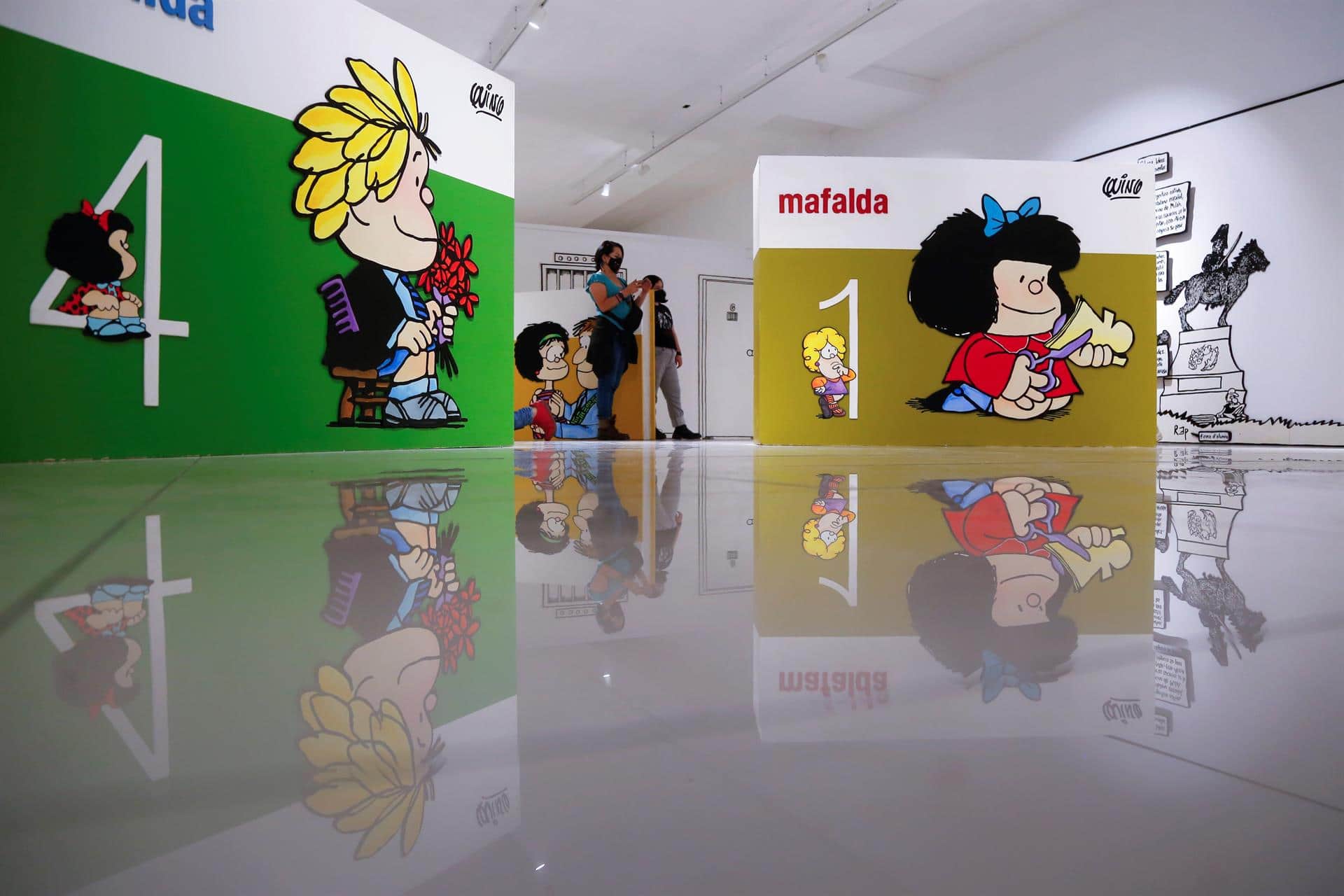 Exposición interactiva de Mafalda llega a Guadalajara, Jalisco