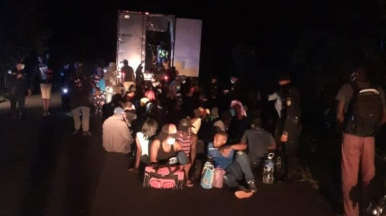 Rescatan en Guatemala a 126 migrantes abandonados de Haití, Nepal y Ghana
