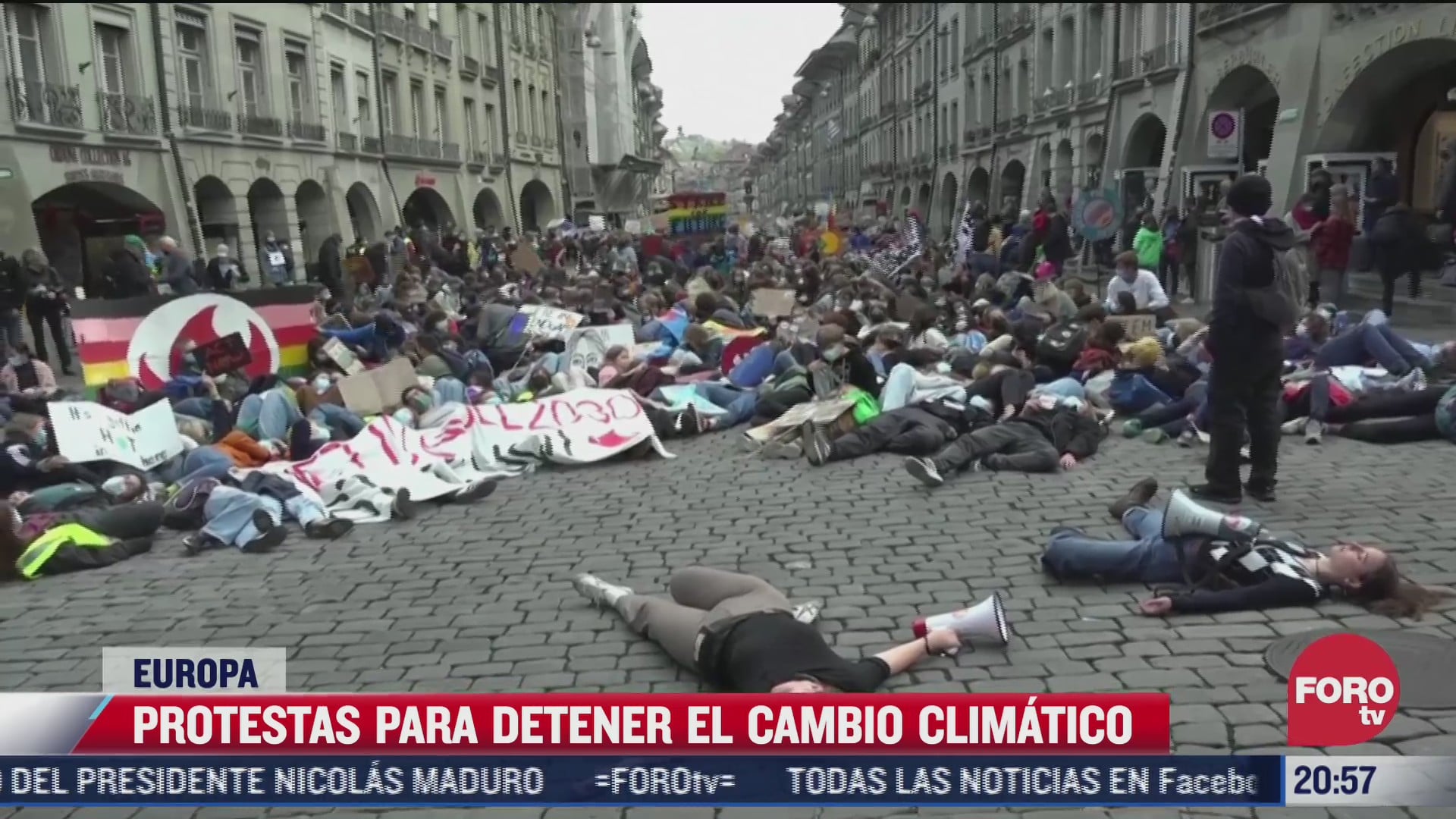 miles protestan en europa para exigir acciones contra el cambio climatico