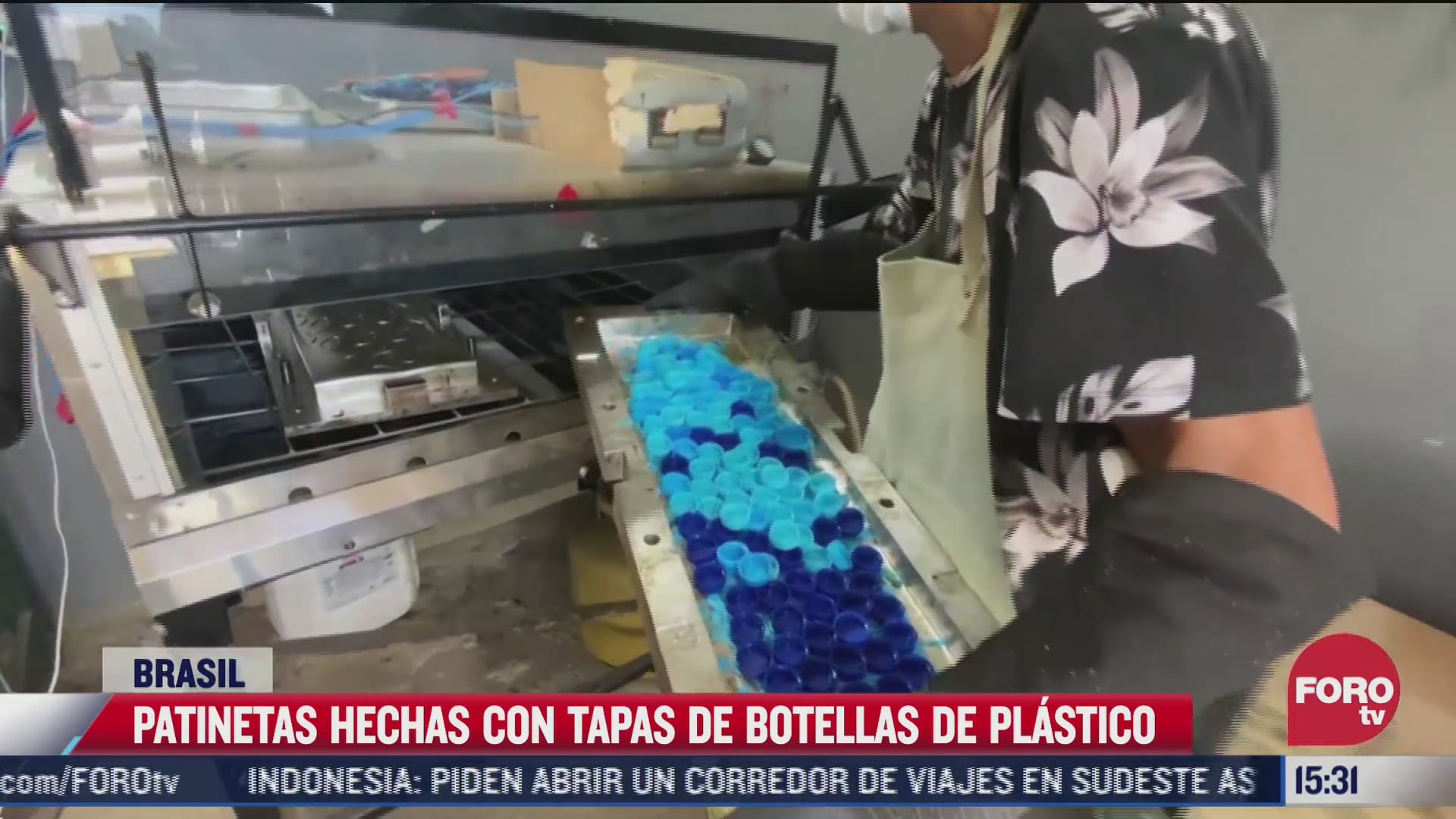 patinetas ecologicas son fabricadas con tapas de botellas de plastico