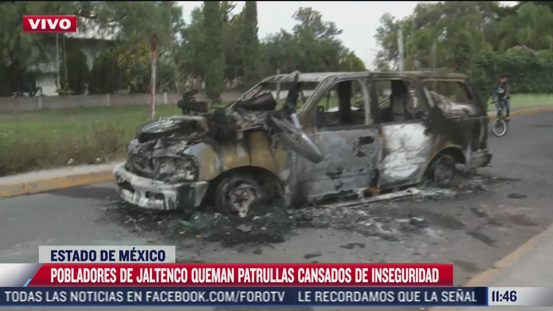 pobladores de jaltenco estado de mexico queman patrullas cansados de inseguridad