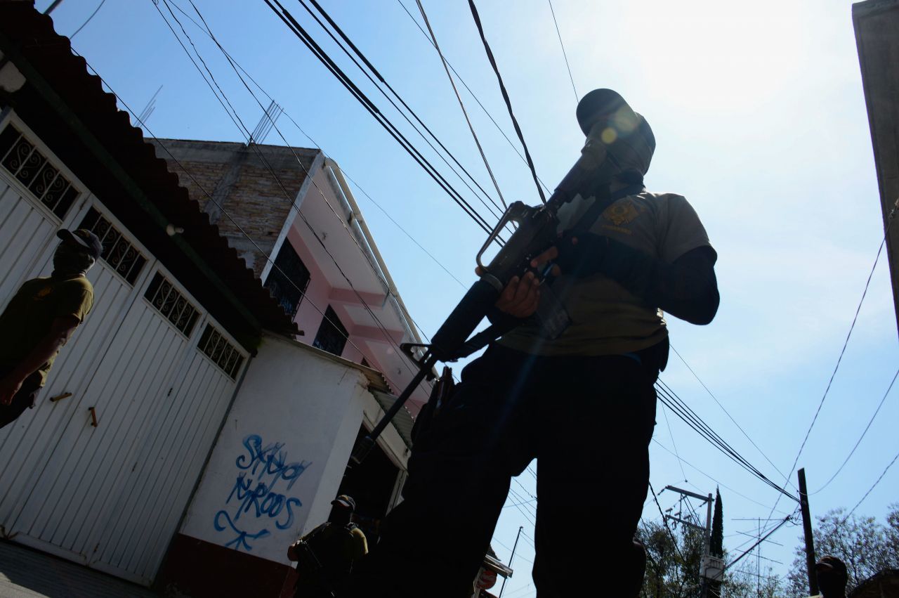 Policías comunitarios de comunidades en Guerrero (Cuartoscuro)
