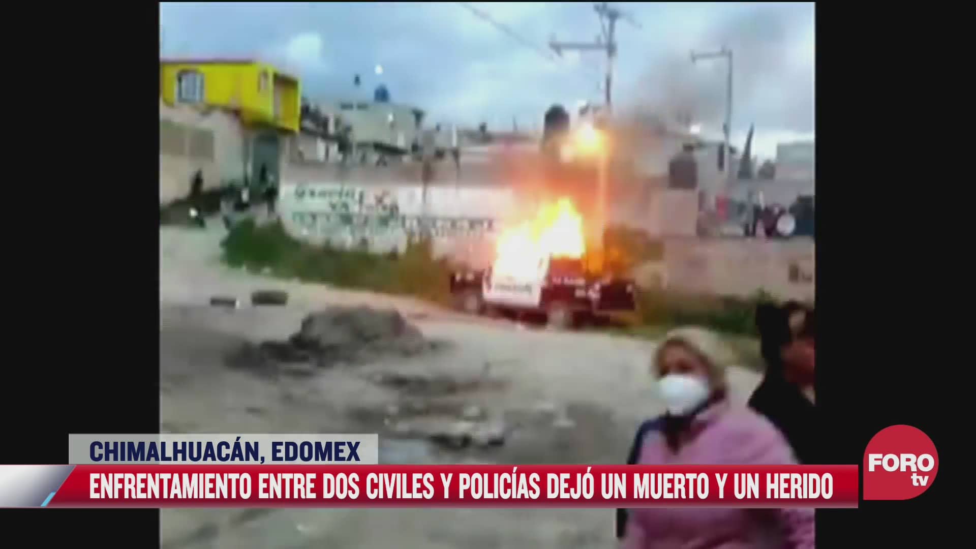 policias disparan a joven en chimalhuacan pobladores los retienen