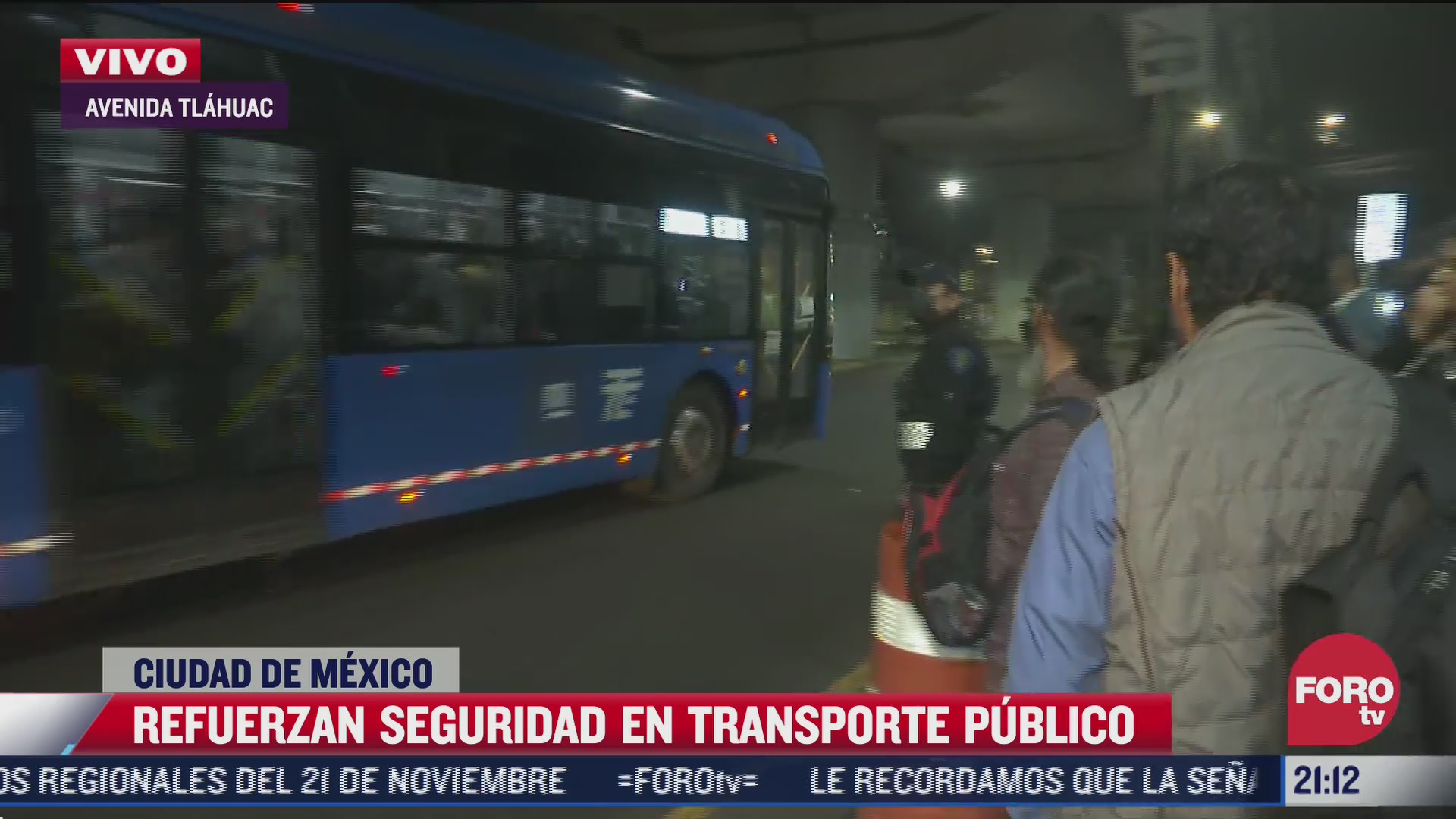 refuerzan seguridad en transporte publico de la ciudad de mexico