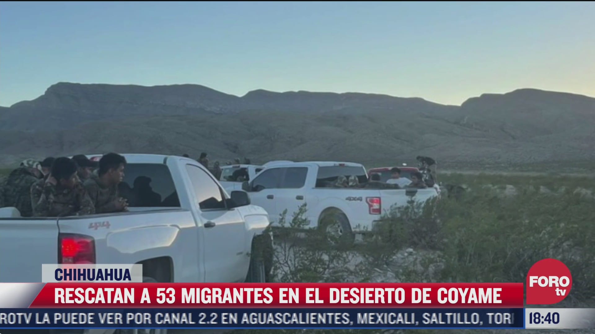 rescatan a 53 migrantes con deshidratacion en chihuahua
