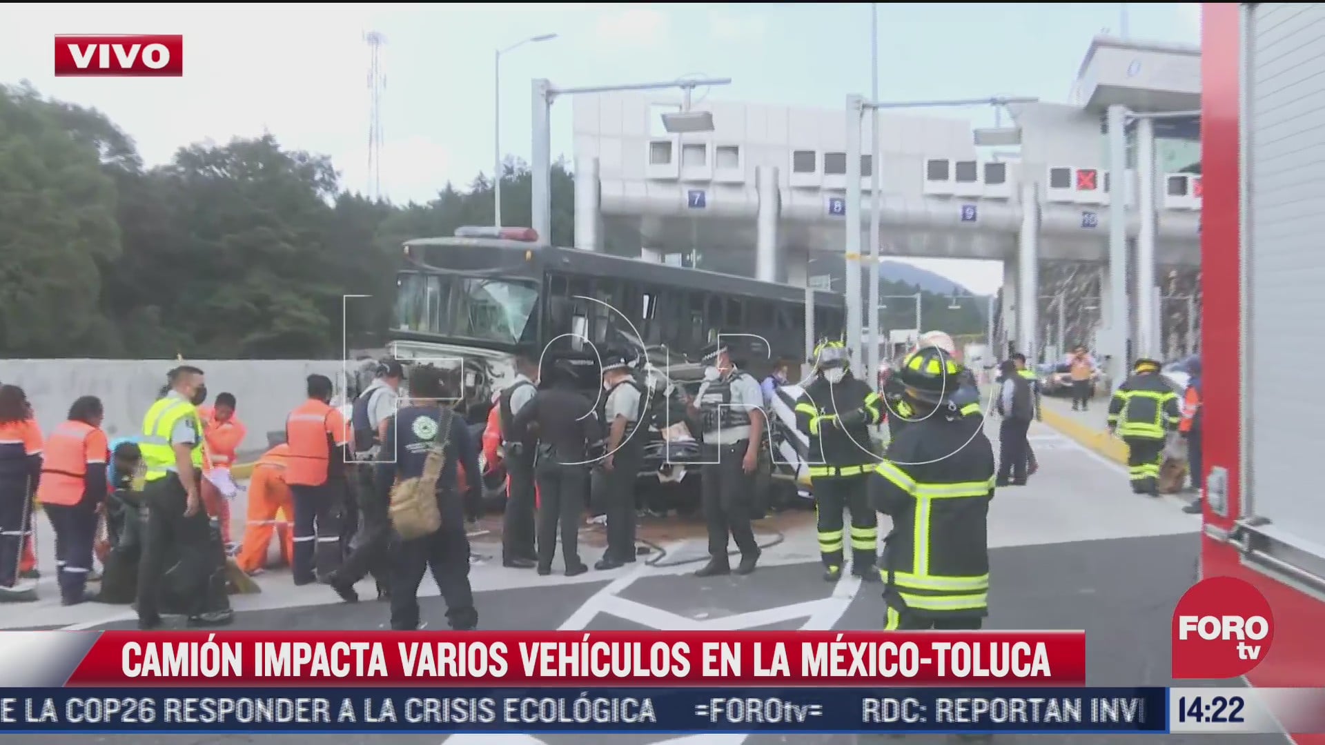 se reporta accidente en la autopista mexico toluca