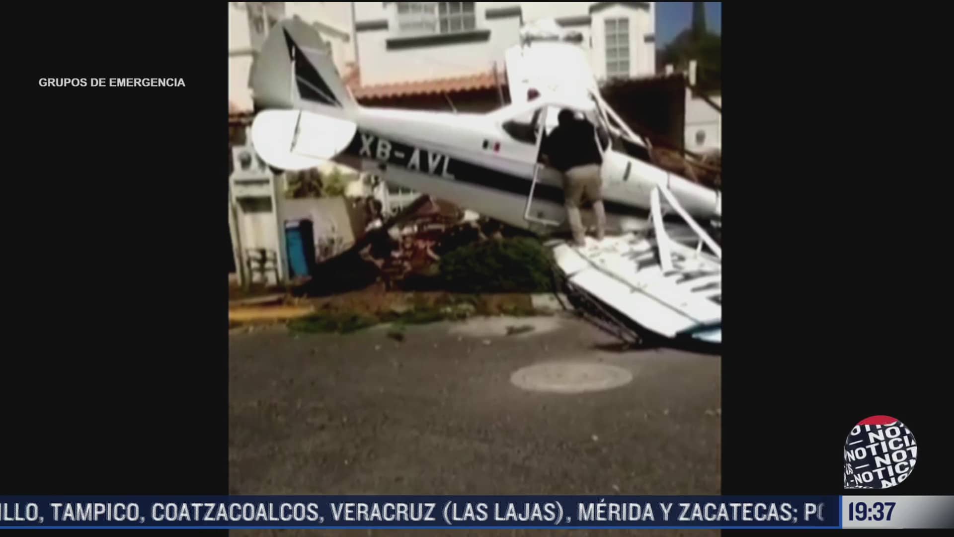 video se desploma avioneta fumigadora en celaya guanajuato