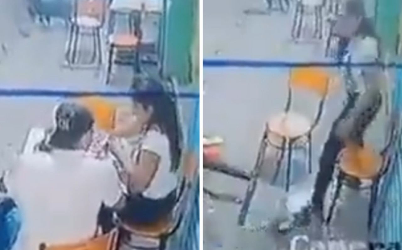 Mujer noquea a su agresor en video viral