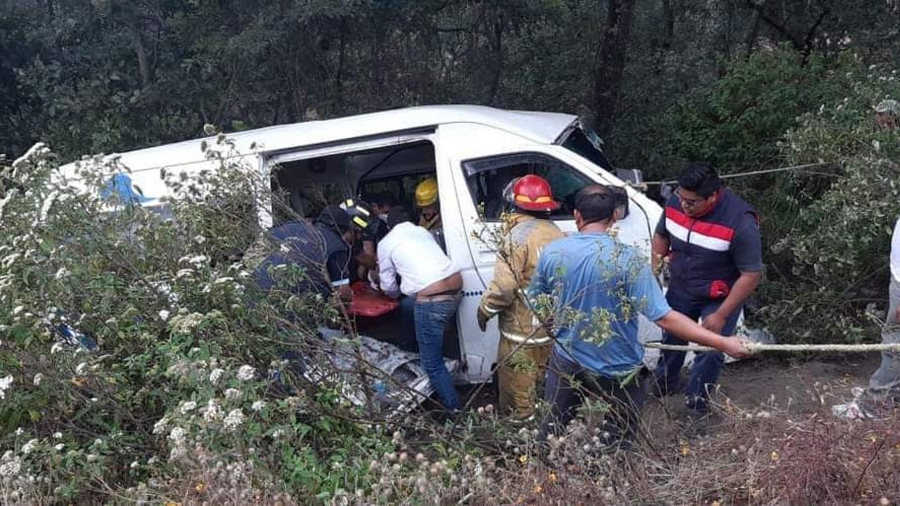 Accidente en la carretera de Nicolás Romero deja seis muertos.