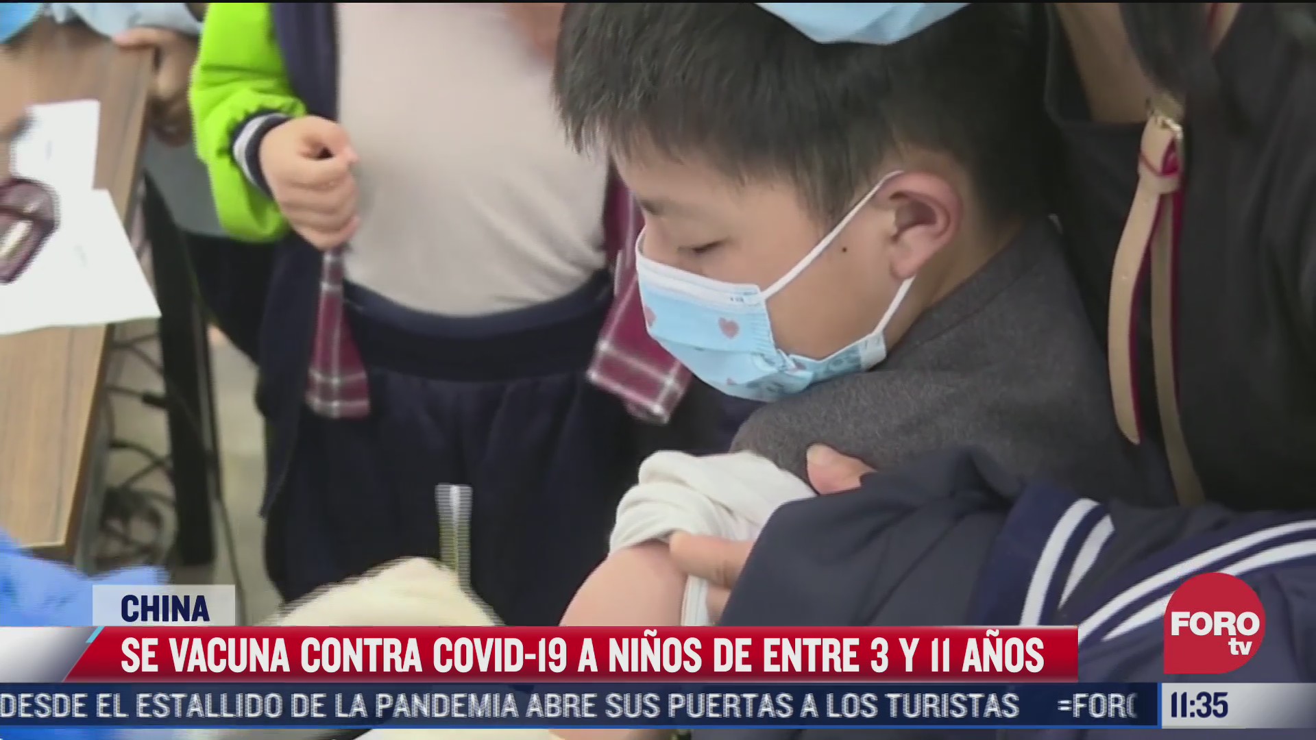 aplican vacuna covid a ninos entre 3 y 11 anos en china