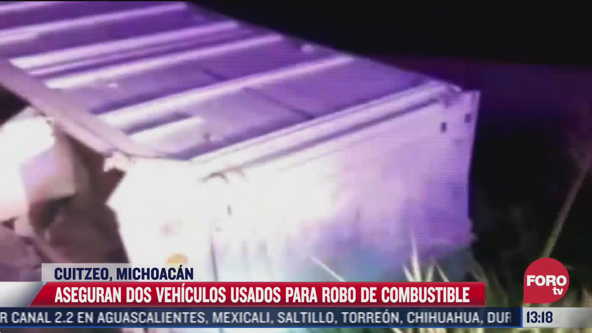 aseguran vehiculos para robo de combustible en michoacan
