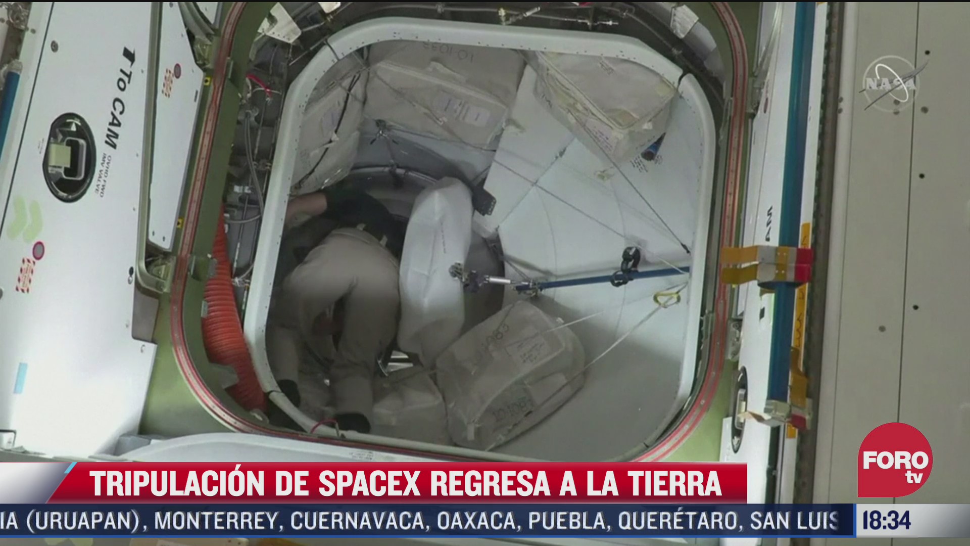 astronautas vuelven a la tierra tras cumplir mision en la estacion espacial internacional