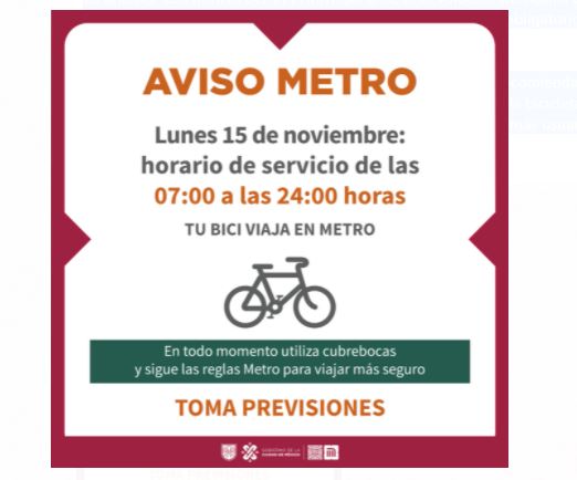 Tu bici viaja en Metro
