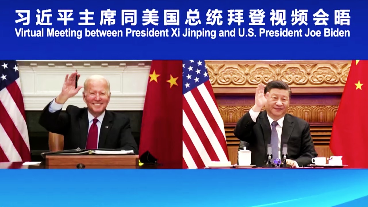 Biden y Xi celebran reunión virtual con buenos propósitos sobre tensión entre EEUU y China