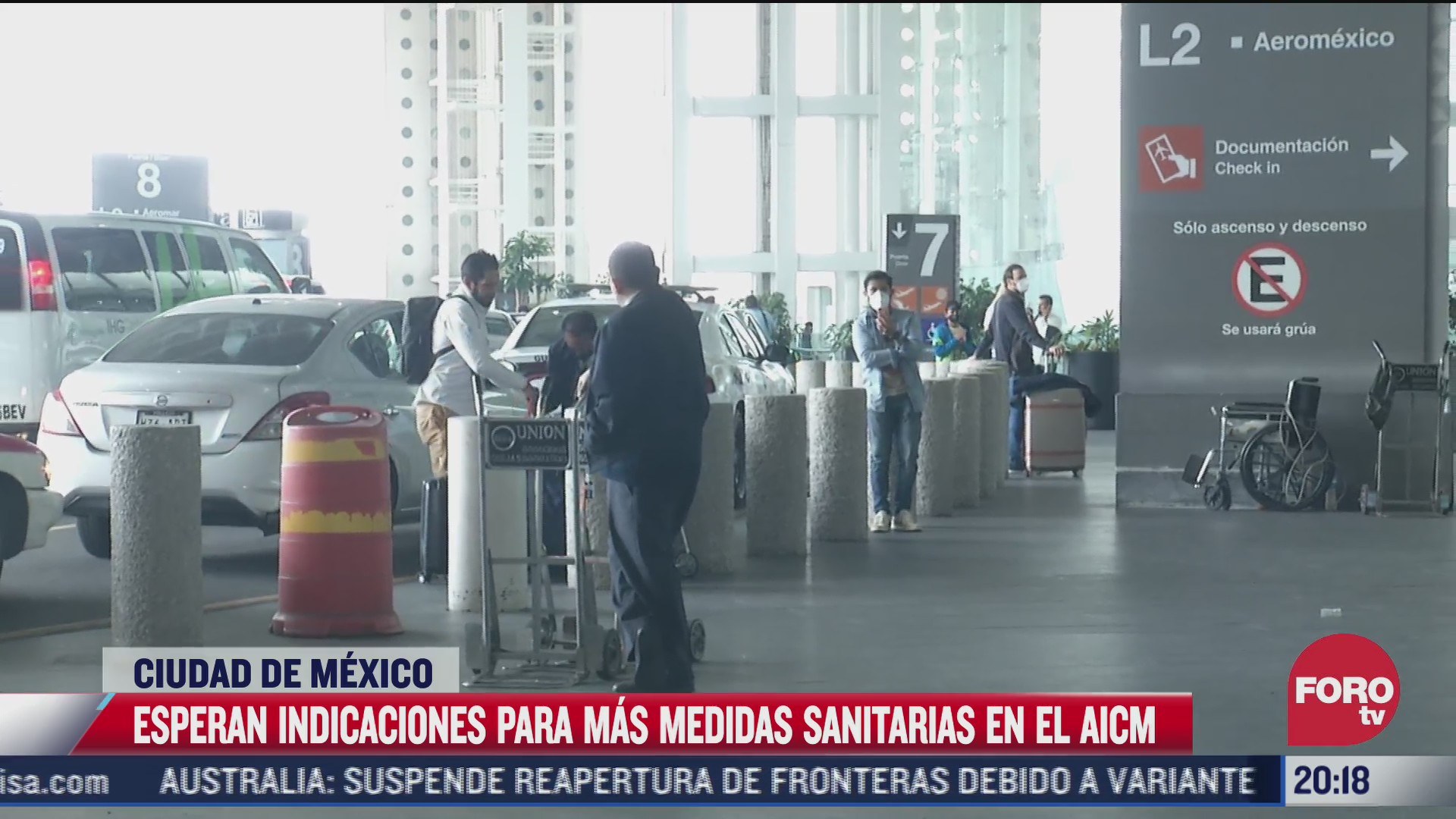capitalinos no perciben mayor vigilancia sanitaria en el aeropuerto por omicron