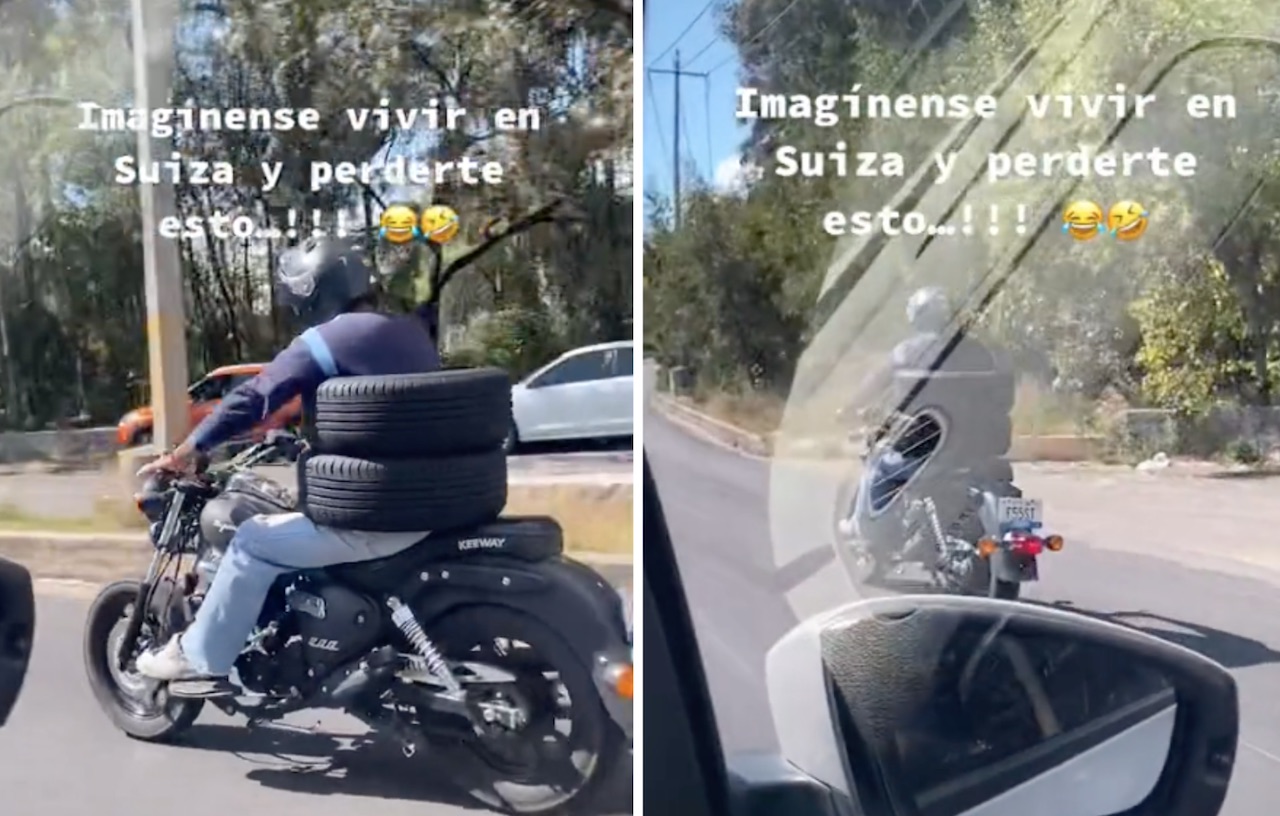 Video: Motociclista se hace viral por cómo movió dos llantas