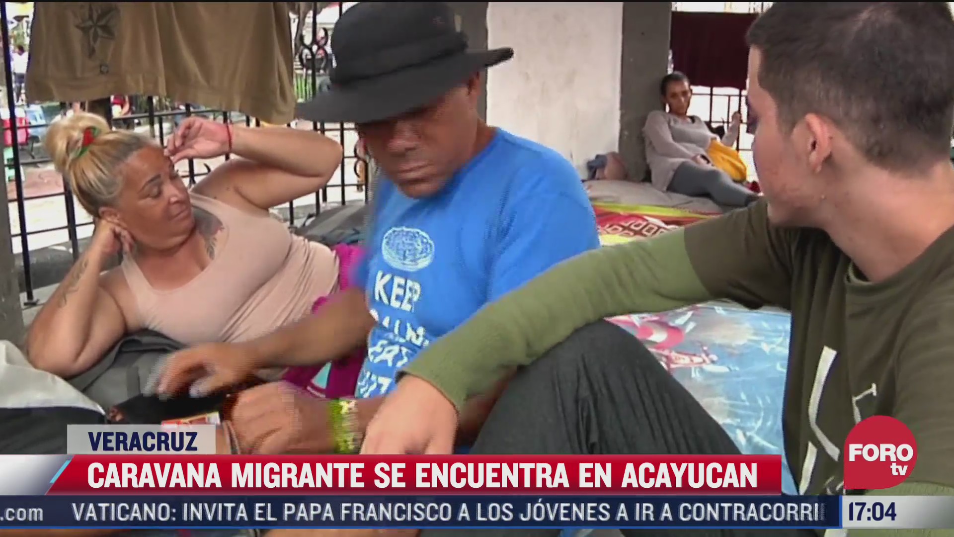 caravana migrante avanza sobre veracruz