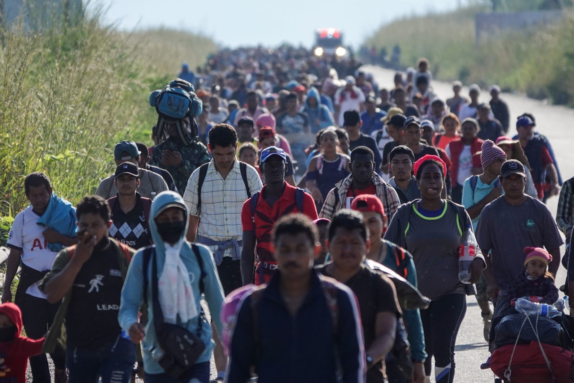 Al menos 800 migrantes han desertado de caravana: INM