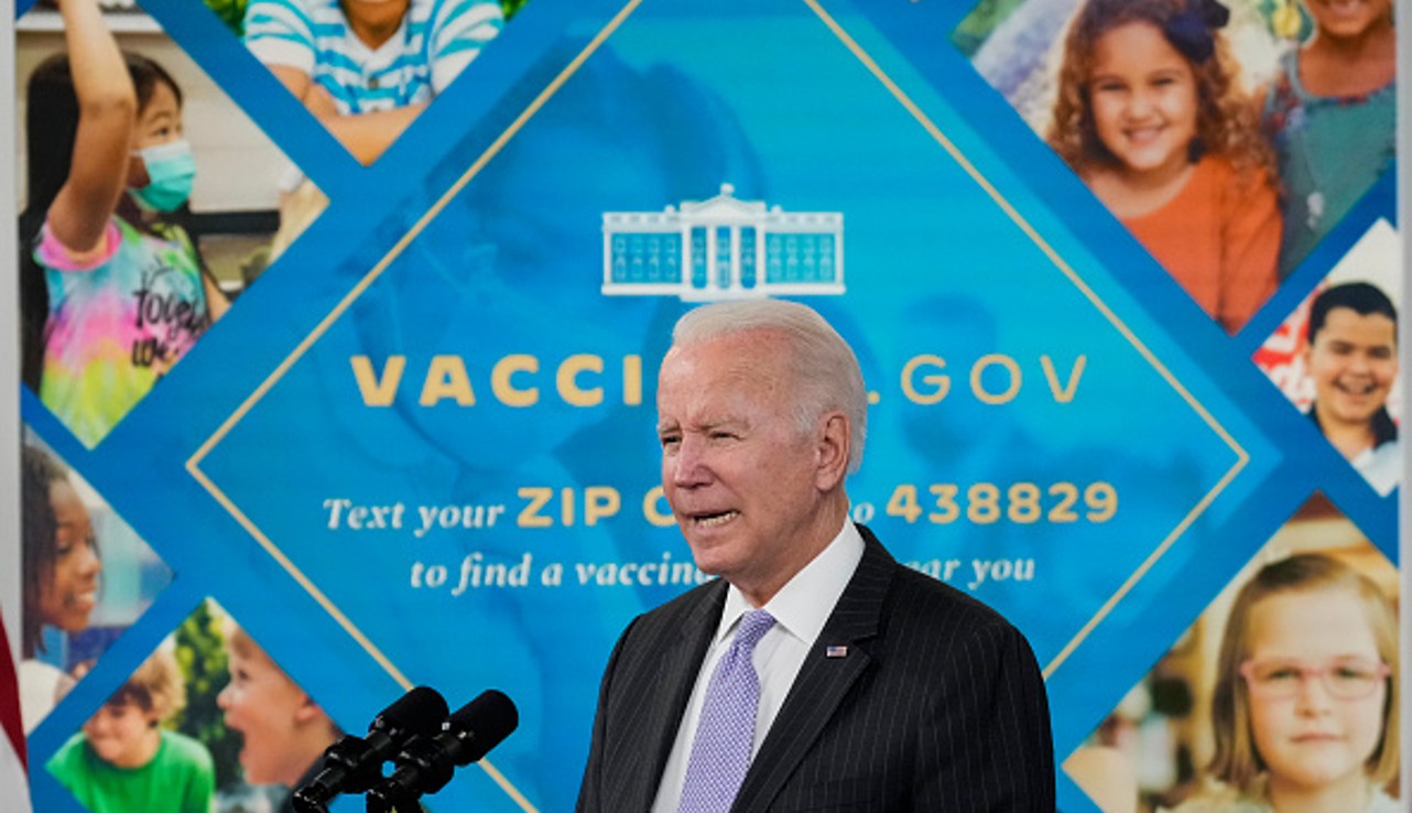 Casa Blanca celebra autorización de vacuna Pfizer contra covid para niños de 5 a 11 años.