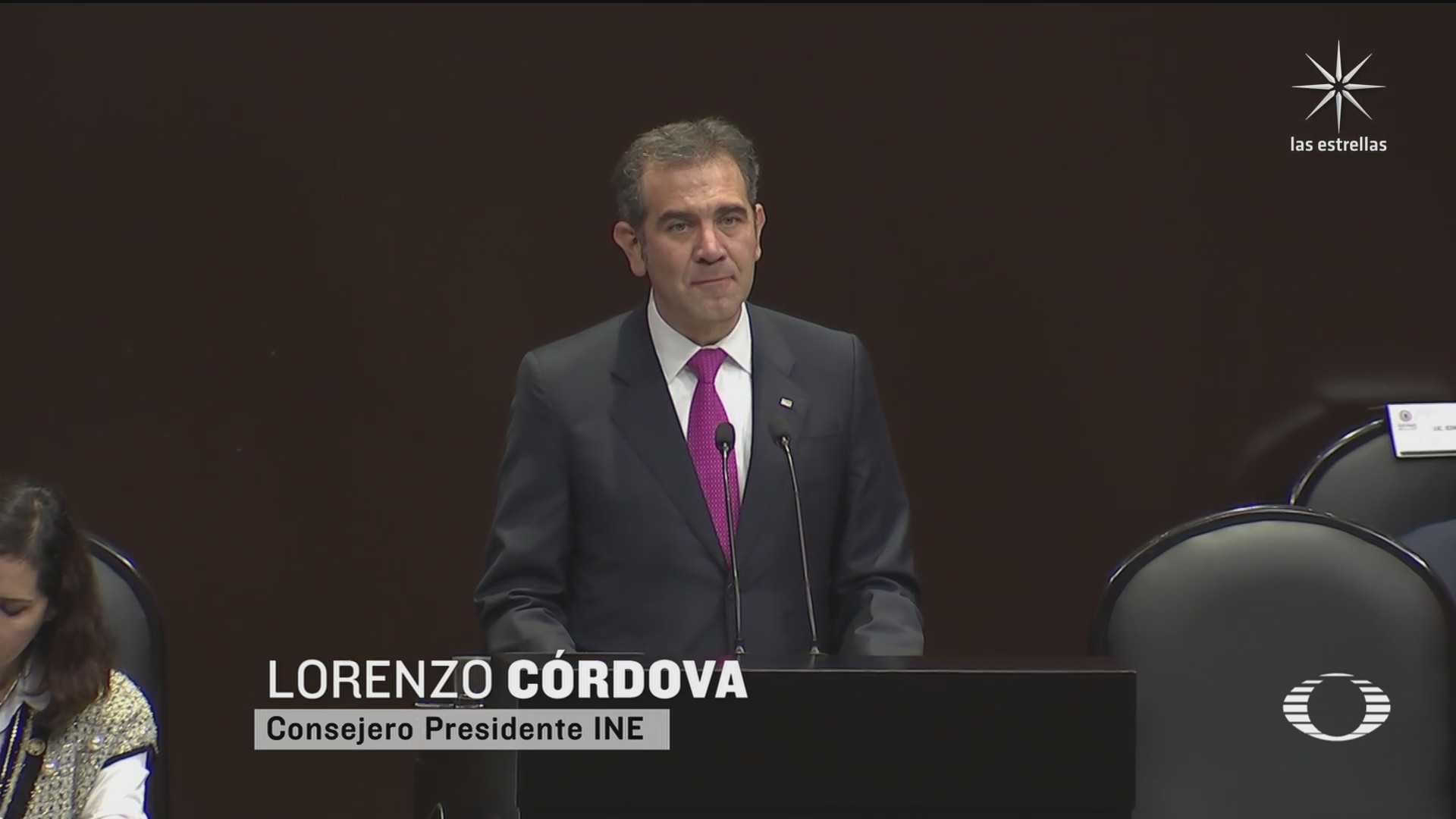 Lorenzo Córdova, presidente del INE comparece ante diputados