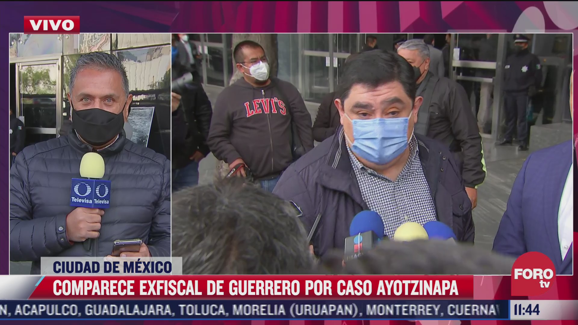 comparece exfiscal de guerrero en fgr por caso ayotzinapa