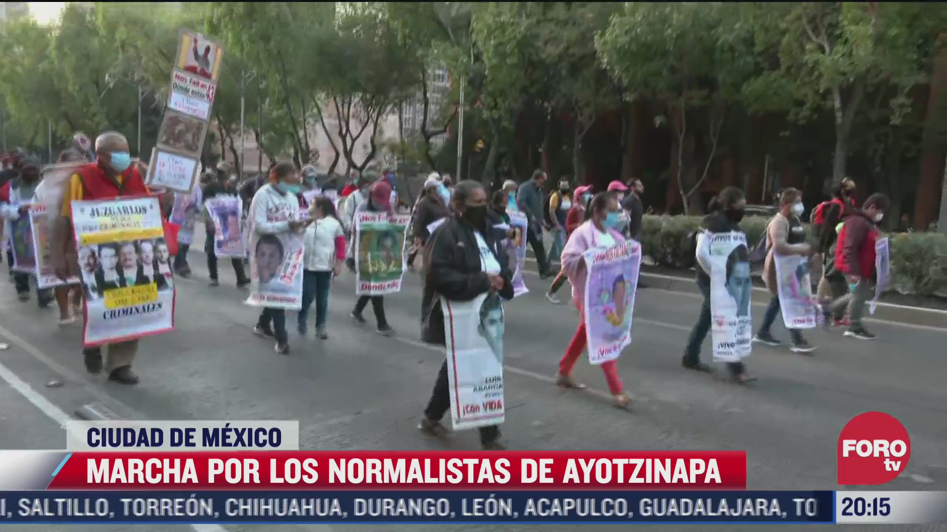 conmemoran siete anos de la desaparicion de los 43 de ayotzinapa
