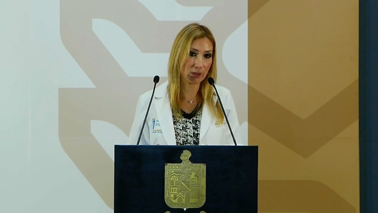 Alma Rosa Marroquín Escamilla, secretaria de Salud en Nuevo León (Secretaría de Salud de Nuevo León)
