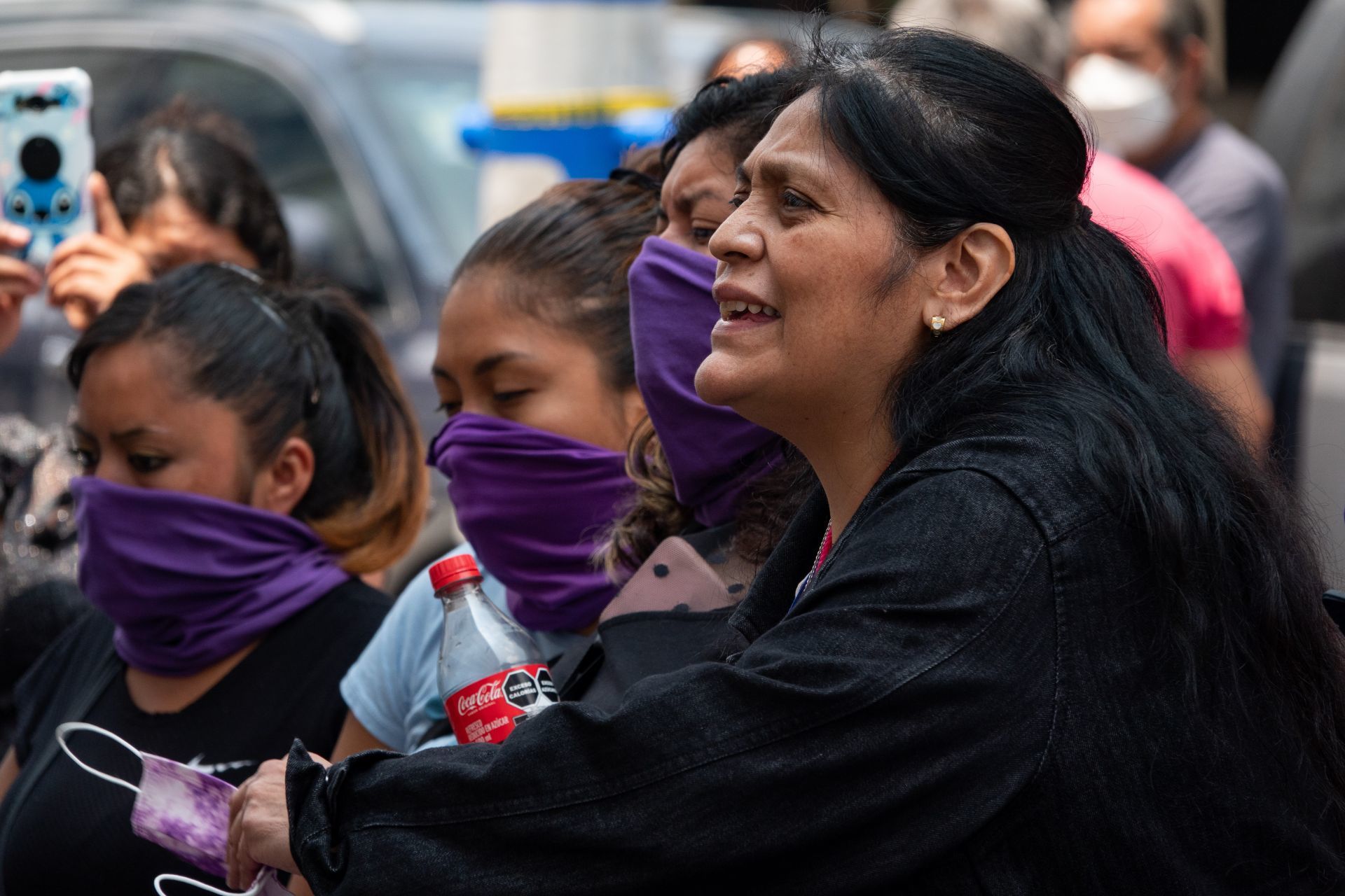 Manifestación feminista en México