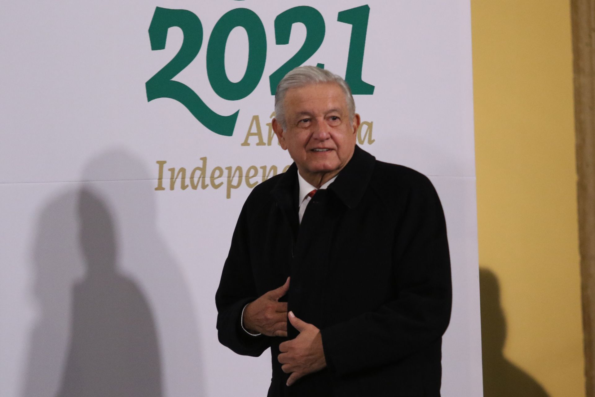 López Obrador en conferencia mañanera