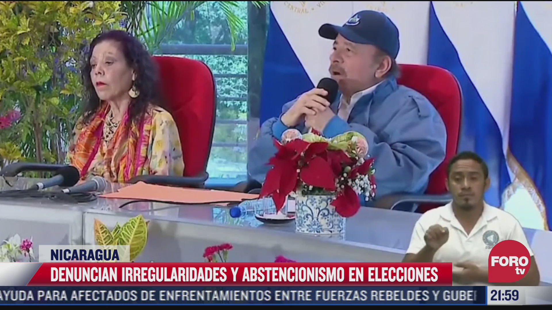 denuncian irregularidades en elecciones de nicaragua