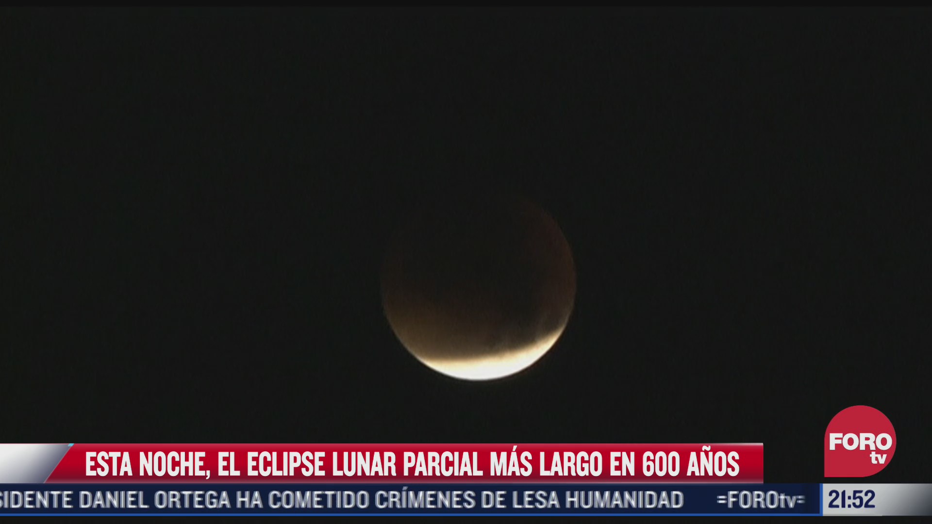 eclipse lunar parcial mas largo en 600 anos