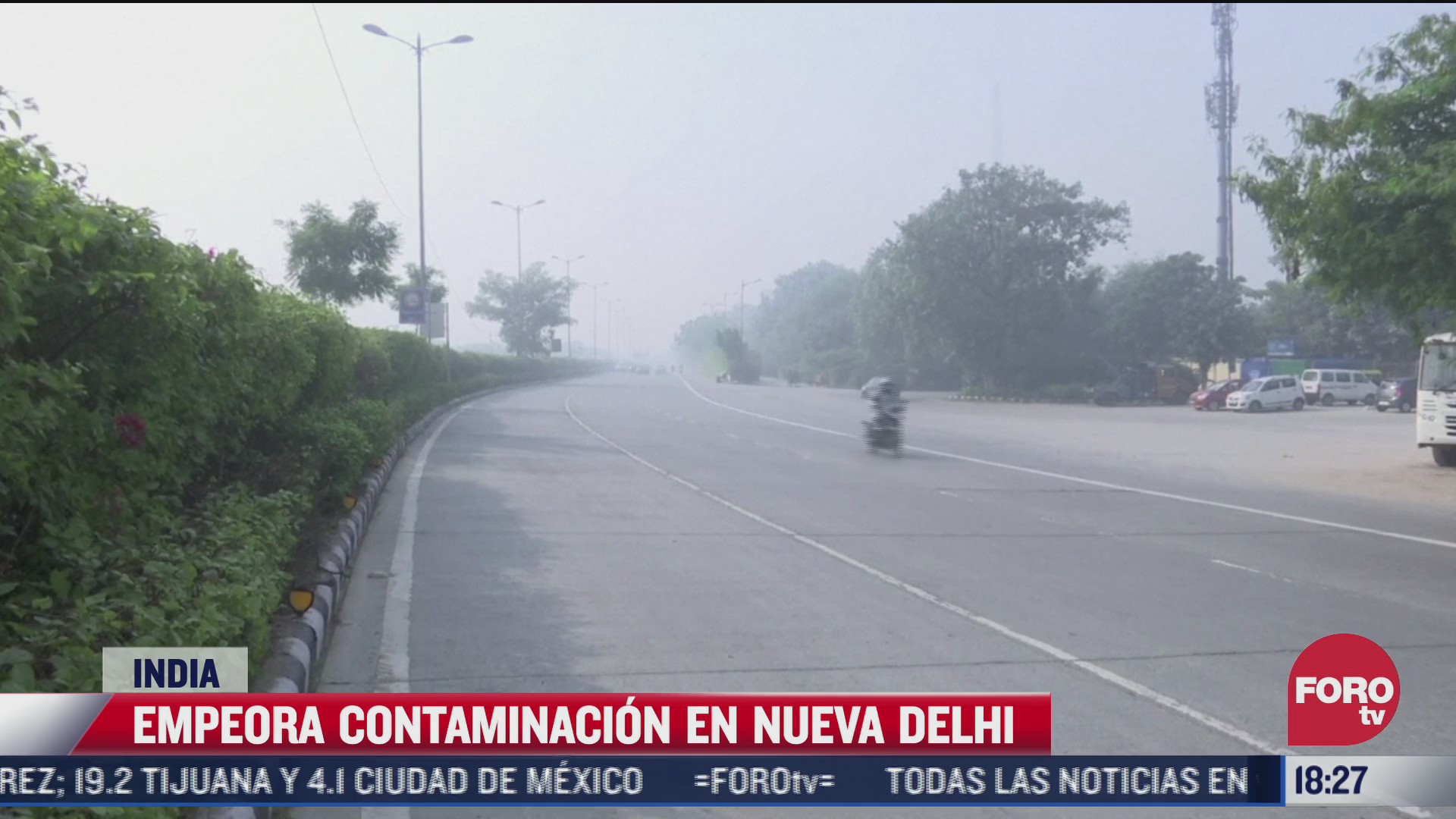 empeora contaminacion en nueva delhi india