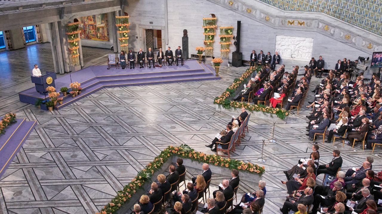 Entrega del Premio Nobel de la Paz será presencial en Oslo, Noruega
