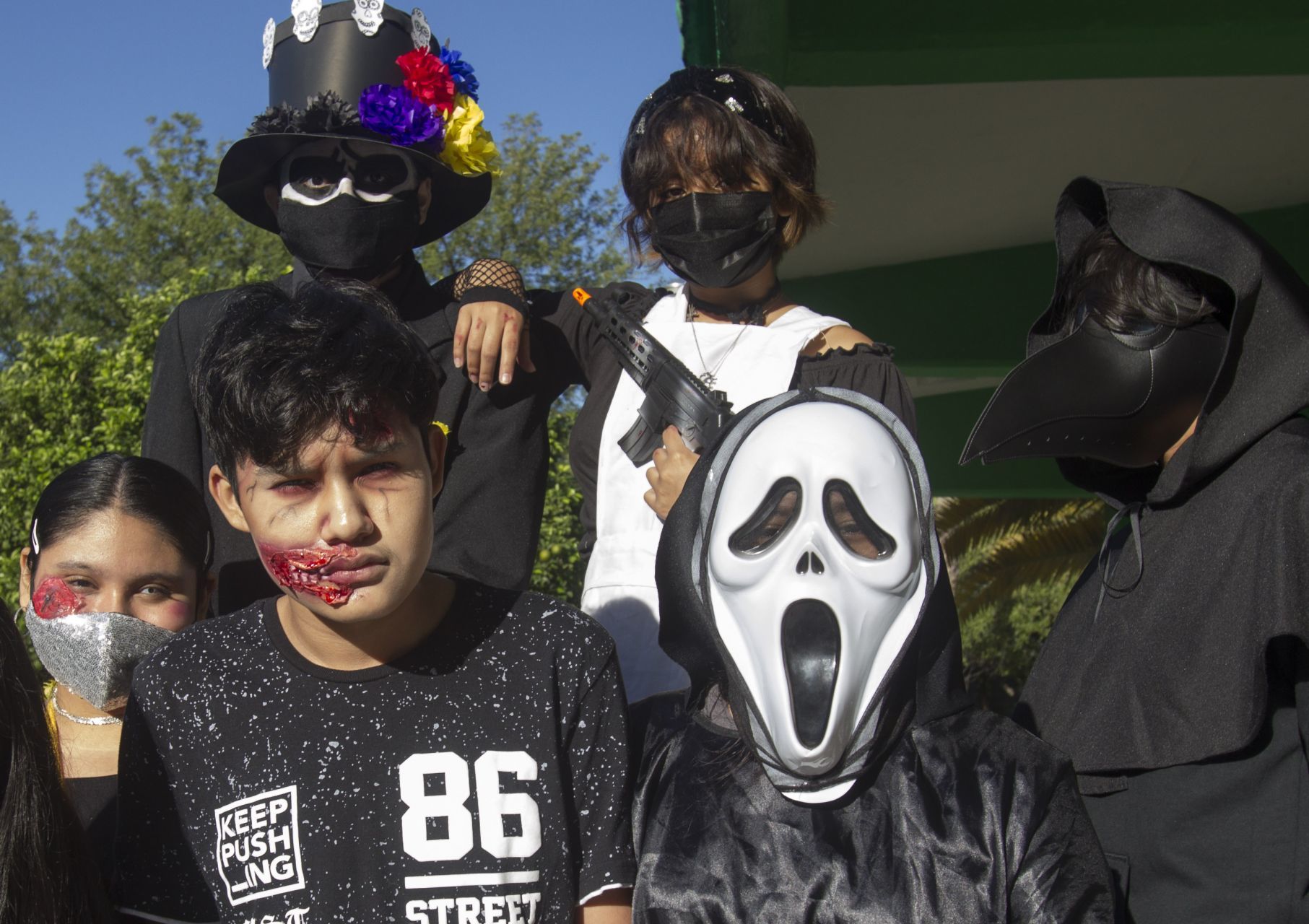 Festejos del Día de Muertos y Halloween en México