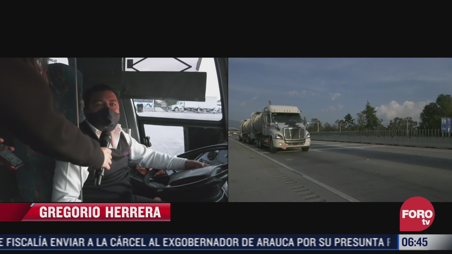 forotv recorre trayecto donde camion de carga impacto a 10 autos en la mexico puebla