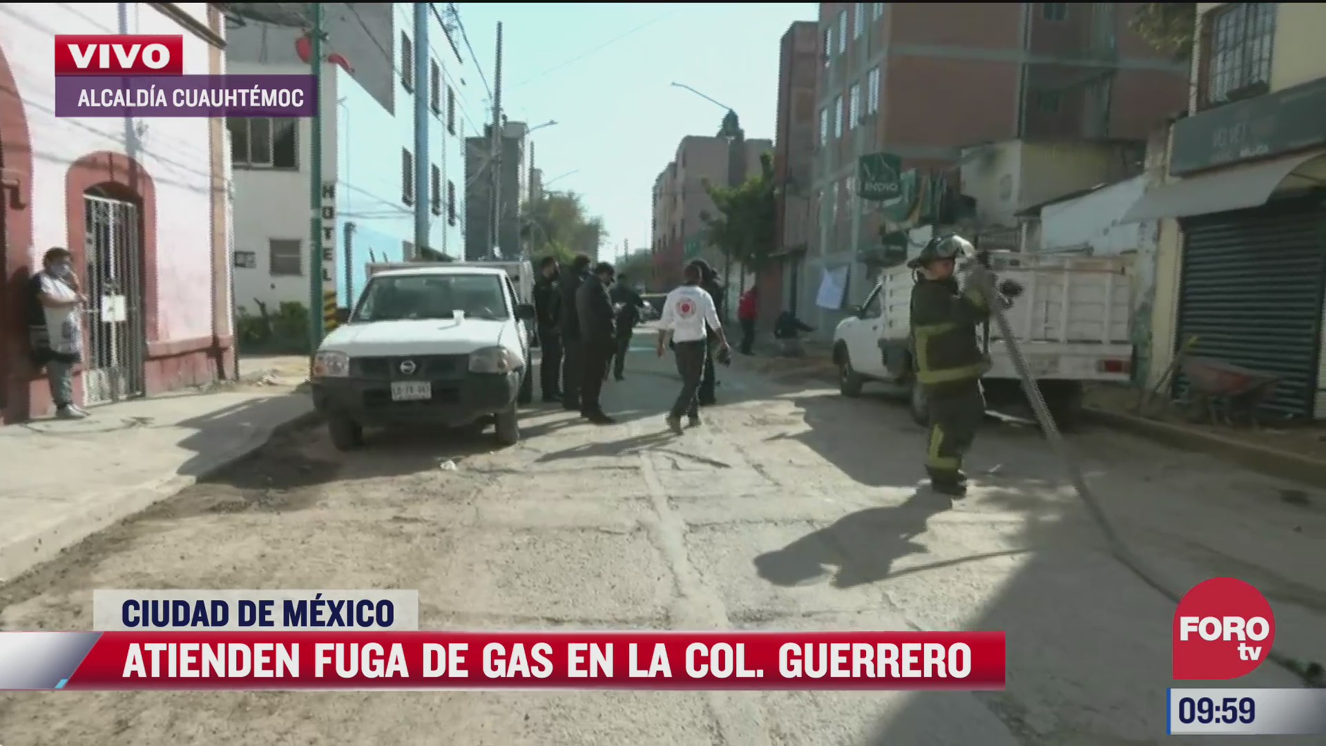 Se registra fuga de gas en la colonia Guerrero