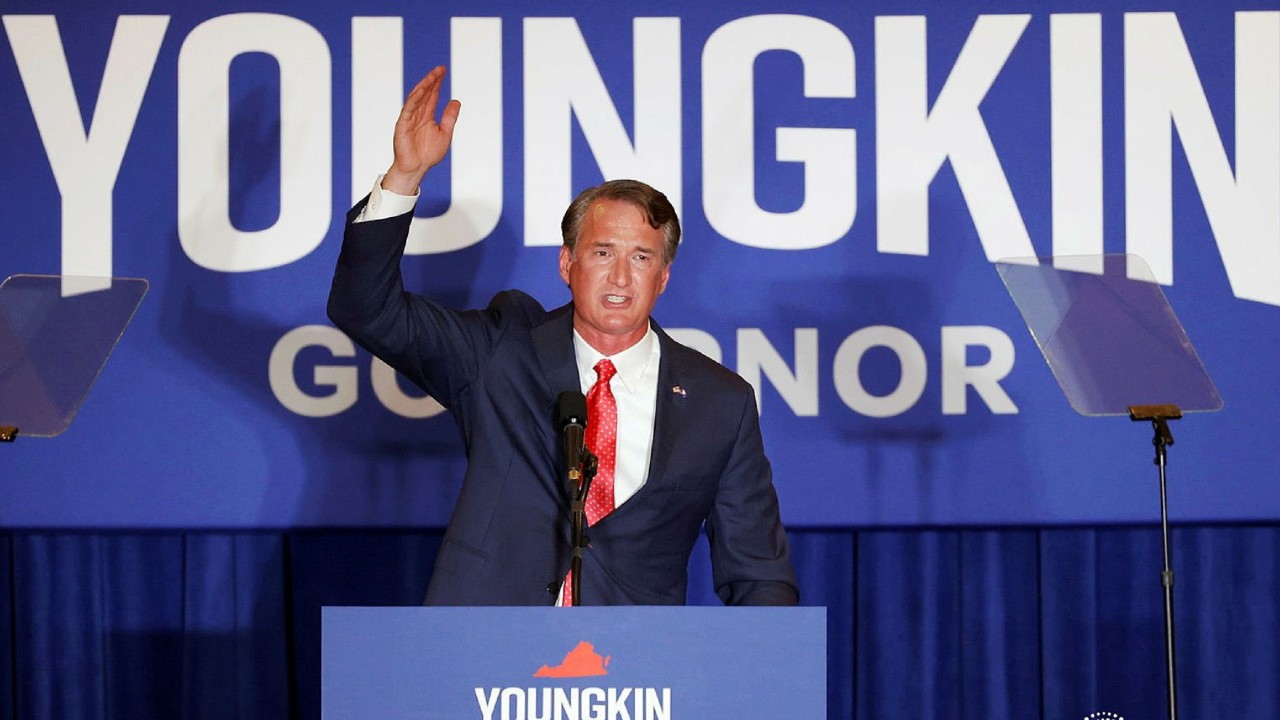 El republicano Glenn Youngkin gana elecciones para gobernar Virginia; un revés para Biden