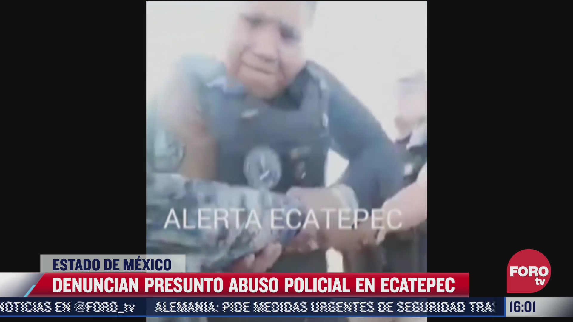 graban presunto caso de abuso policiaco en ecatepec