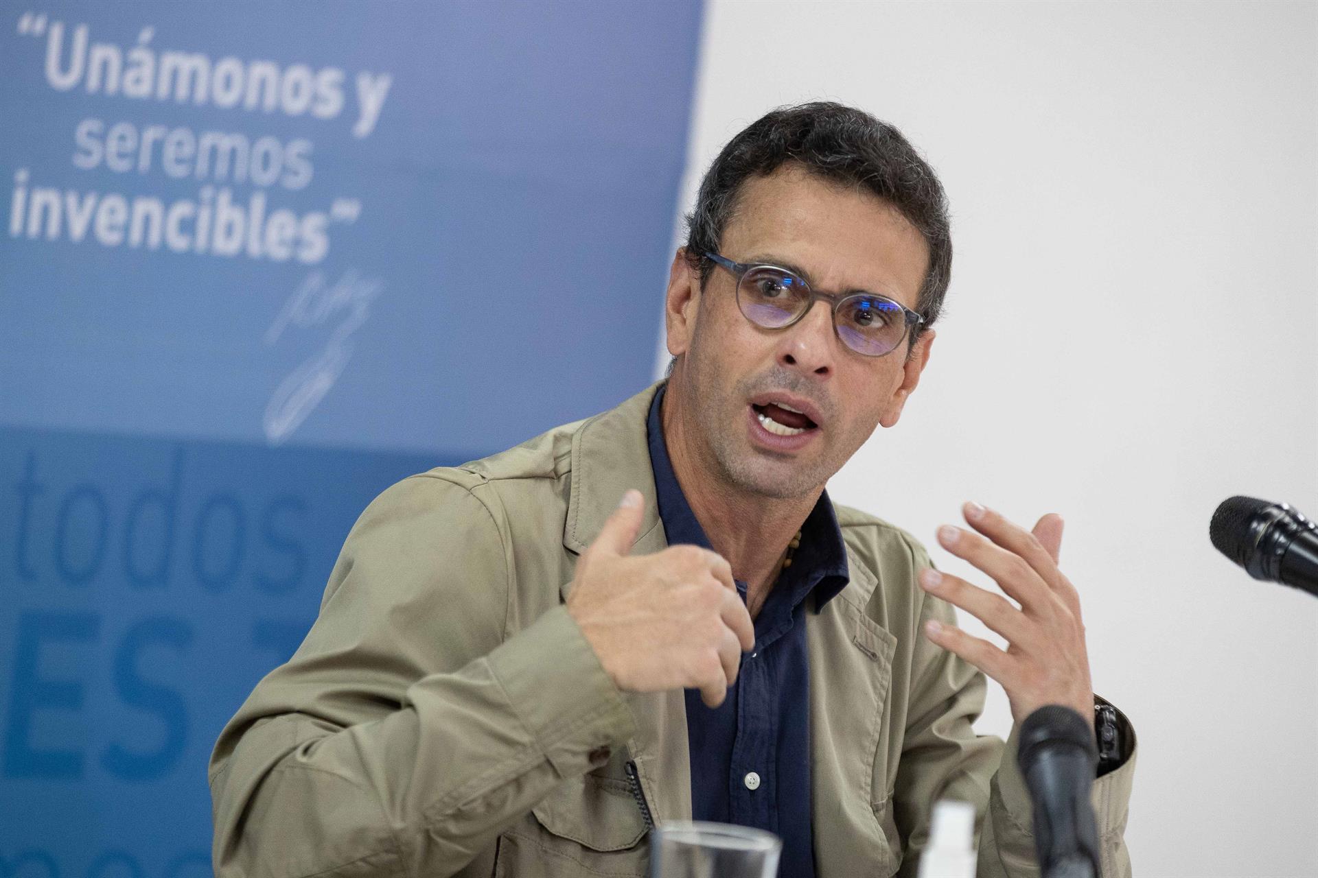 Henrique Capriles celebra resultado de oposición venezolana