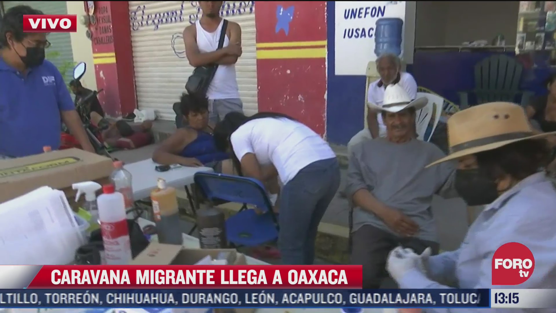 medicos atienden a migrantes lesionados en oaxaca
