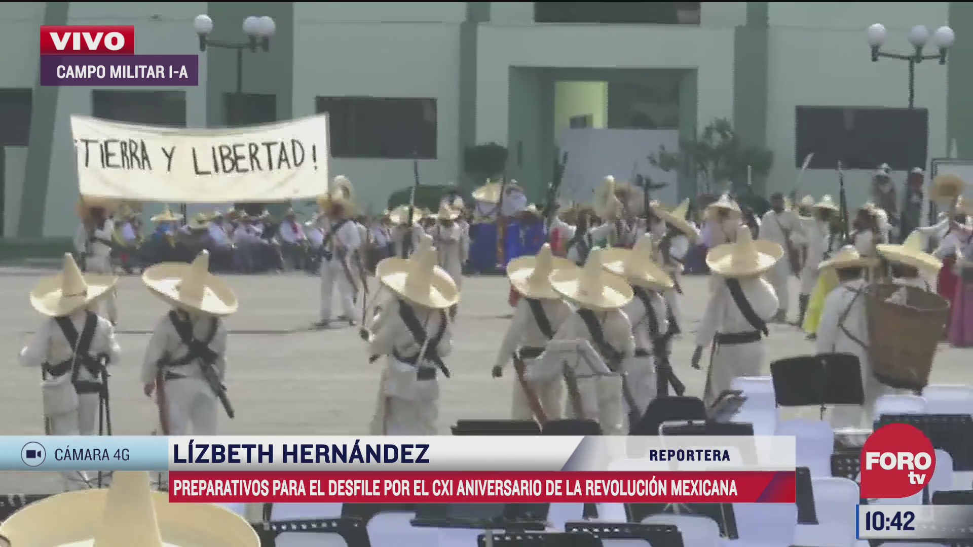 militares continuan preparativos para el desfile conmemorativo de la revolucion mexicana