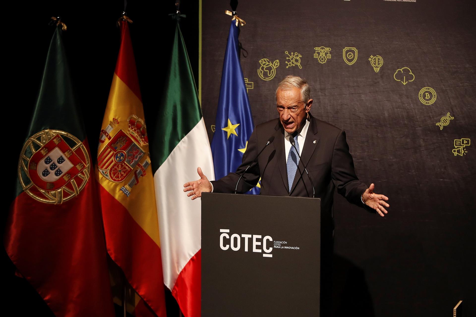 El presidente de Portugal, Marcelo Rebelo (EFE)