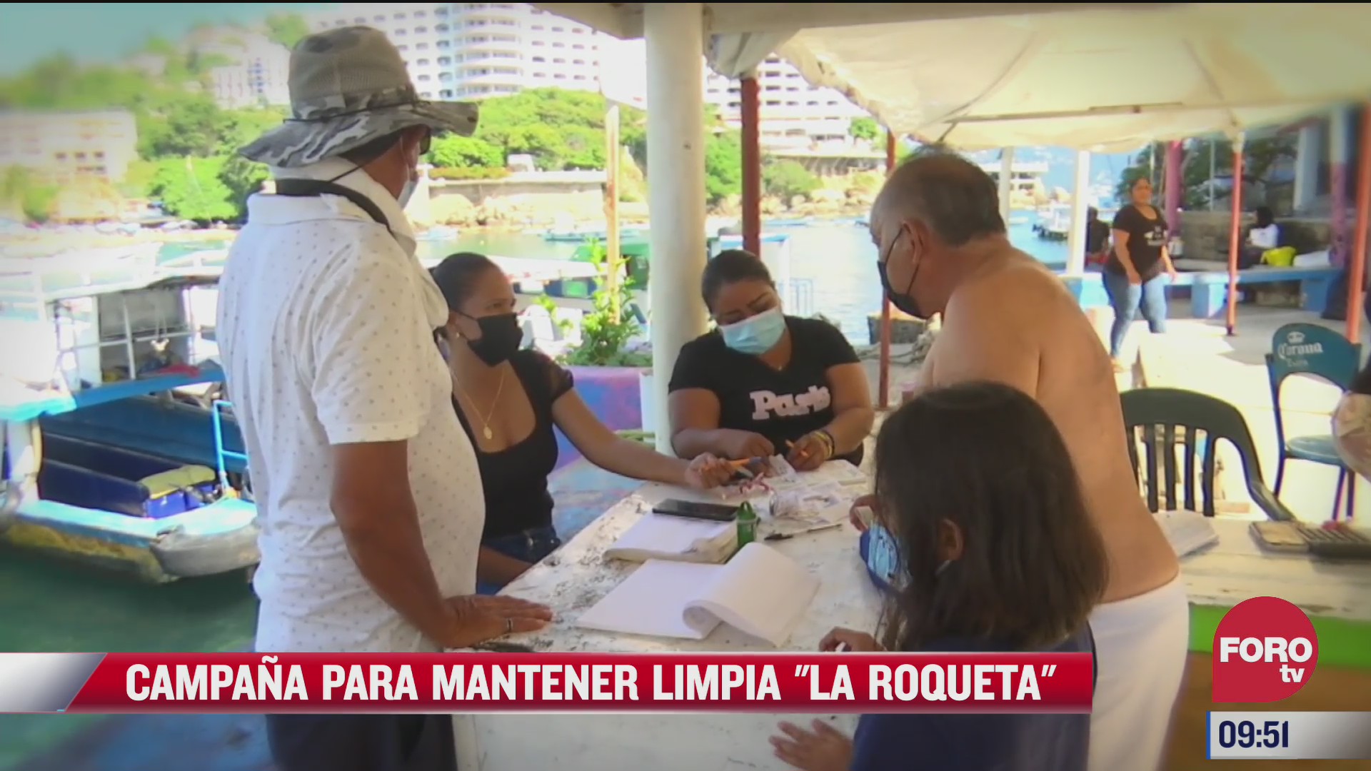realizan campana para limpiar la isla de la roqueta en acapulco