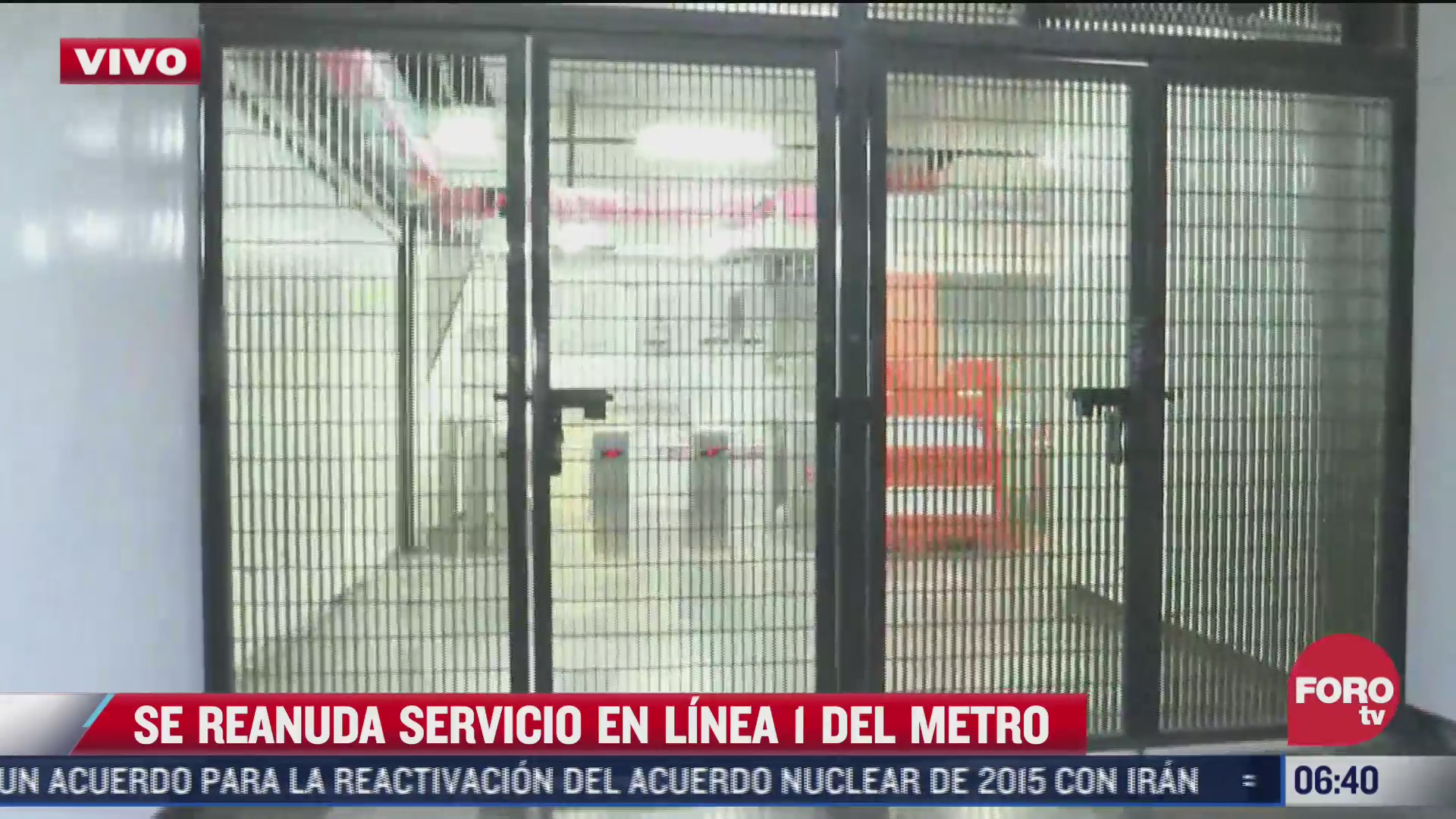 reanudan servicio en todas las estaciones de la linea 1 del metro